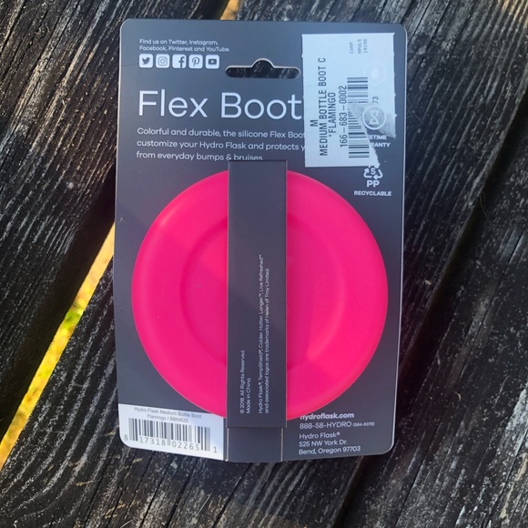 Hydro Flask Medium Boot Flamingo Pink NEW - Picture 2 of 2